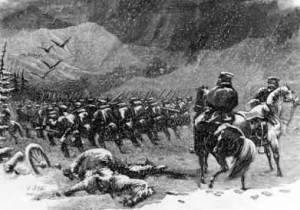 Snow march during the Utah War
